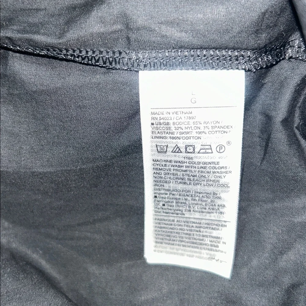 Banana Republic Women's Black & Khaki Ribbed Tank Top Maxi Dress Size Large - Picture 9 of 9